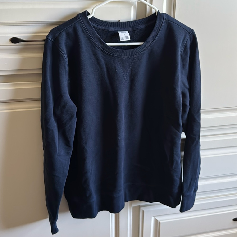 Classic Blue Crewneck Sweatshirt